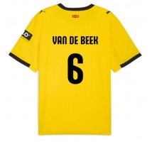 Girona Donny van de Beek #6 Koszulka Wyjazdowa 2025-26 Krótki Rękaw